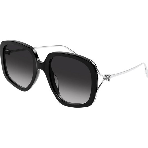 Alexander McQueen AM0374S 001 Women’s Sunglasses Black Size 54