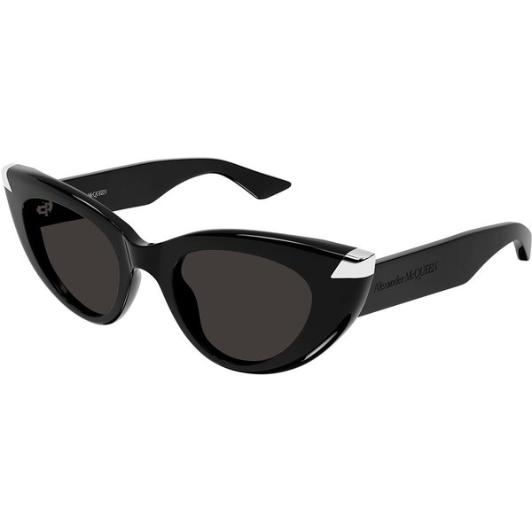 Alexander McQueen AM0442S 001 Women’s Sunglasses Black Size 50