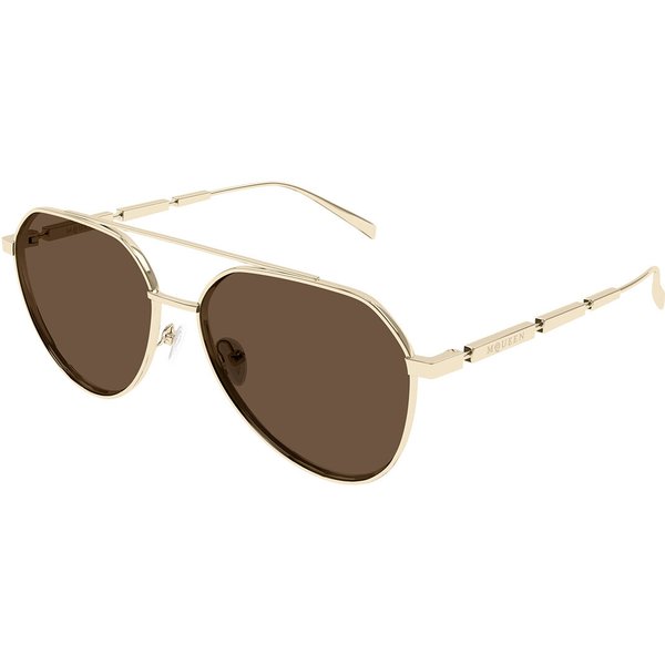 Alexander McQueen AM0478S Asian Fit 002 Men's Sunglasses Size 59