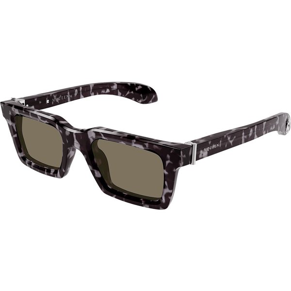 Alexander McQueen AM0506S 002 Men's Sunglasses Tortoiseshell Size 50