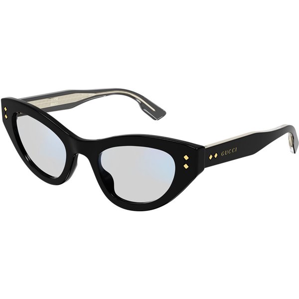 Gucci GG1083S 001 Blue-Light Block Women’s Sunglasses Black Size 49