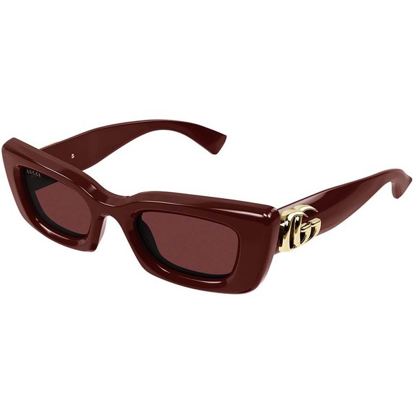 Gucci GG1827S 003 Women’s Sunglasses Burgundy Size 49