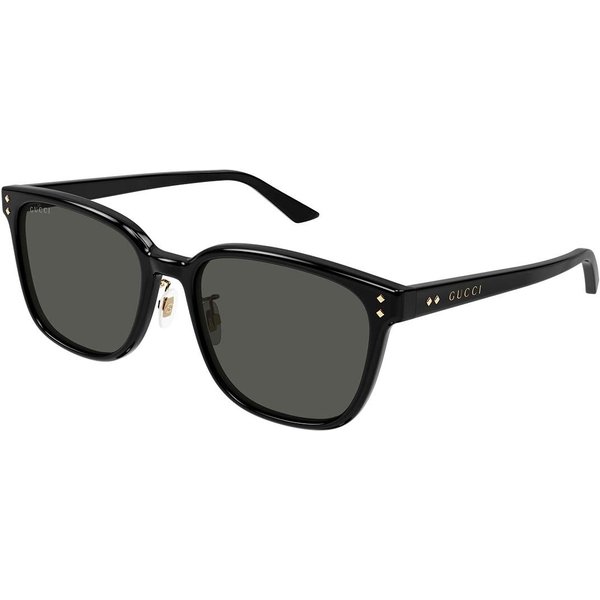 Gucci GG1896SK Asian Fit 001 Men's Sunglasses Black Size 57