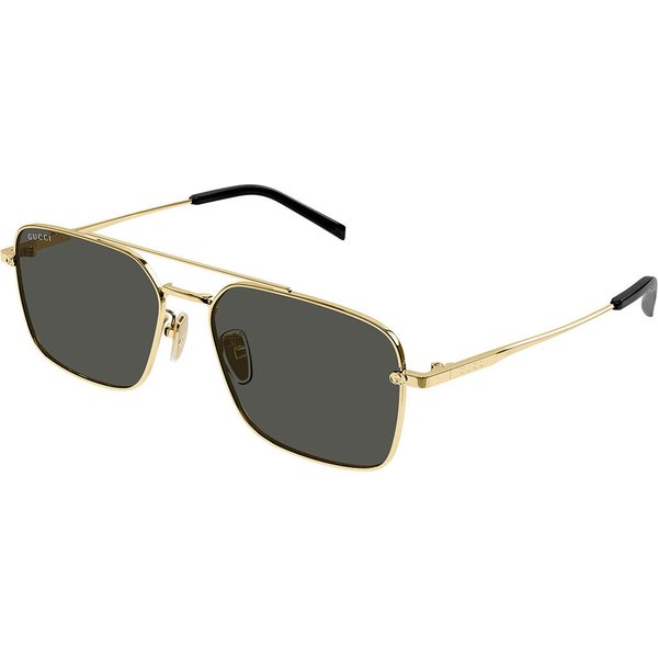 Gucci GG1957SA Asian Fit 001 Men's Sunglasses Gold Size 58