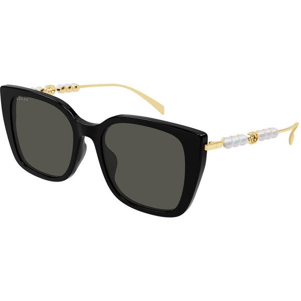 Gucci GG1971SA Asian Fit 001 Women’s Sunglasses Black Size 55