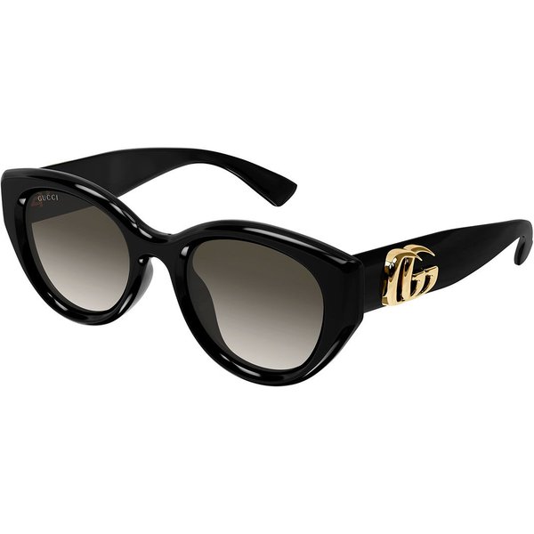 Gucci GG1976SK Asian Fit 002 Women’s Sunglasses Black Size 52