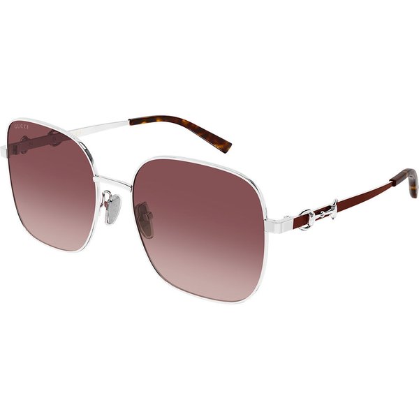 グッチ Gucci GG2053S アジアフィット 003 メガネ フレーム - 女性用 - Silver