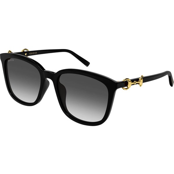Gucci GG2057SK Asian Fit 001 Women’s Sunglasses Black Size 56