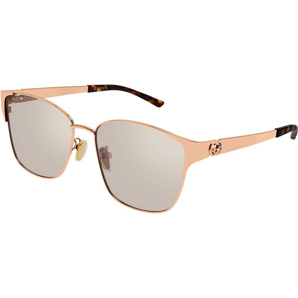 Gucci GG2198SA Asian Fit 002 Women’s Sunglasses Gold Size 59