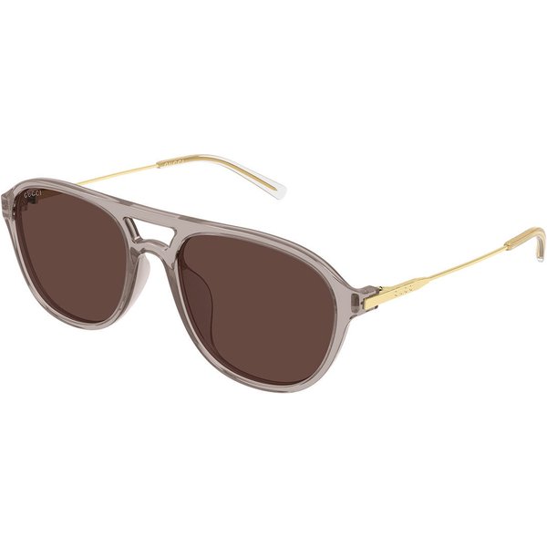 Gucci GG2254SK Asian Fit 003 Men's Sunglasses Grey Size 57