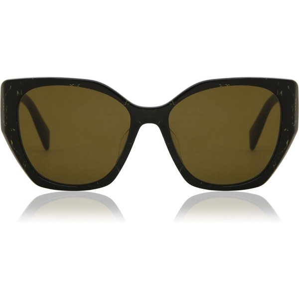 プラダ Prada PR 19ZSF アジアフィット 19D01T メガネ フレーム - 女性用 - 黒