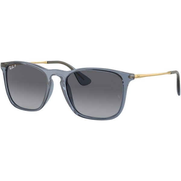 レイバン Ray-Ban RB4187F Chris アジアフィット 6592T3 メガネ フレーム - 男性用 - 青