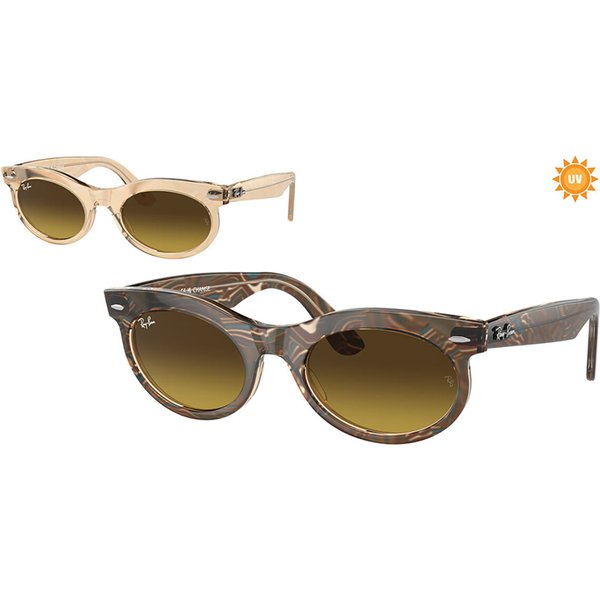 レイバン Ray-Ban RB2242 Wayfarer 楕円形 138685 メガネ フレーム - 男性用 - 茶色