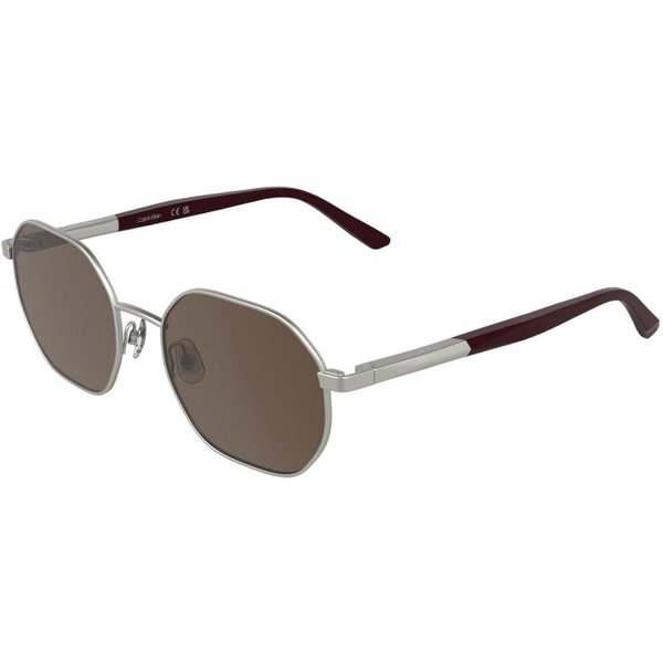 Calvin Klein CK25110S 045 Men's Sunglasses Silver Size 53