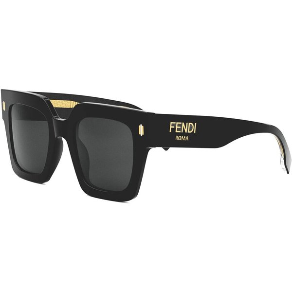 Fendi FE40101I 01A Women’s Sunglasses Black Size 50