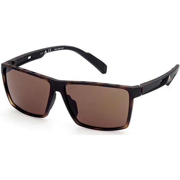 Adidas Sport SP0034 52E Men's Sunglasses Tortoiseshell Size 60