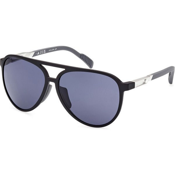 Adidas Sport SP0060 02A Men's Sunglasses Black Size 58