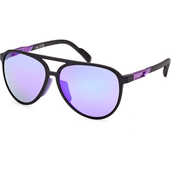 Adidas Sport SP0060 02Z Men's Sunglasses Black Size 58