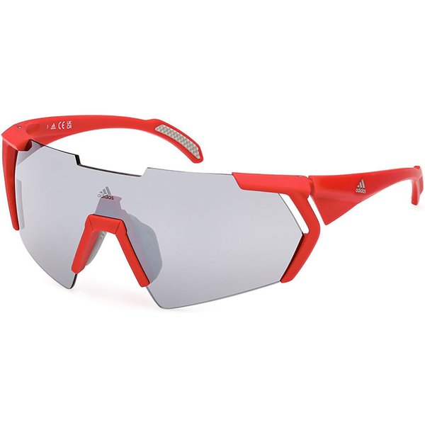 Adidas Sport SP0064 66C Men's Sunglasses Red Size 130