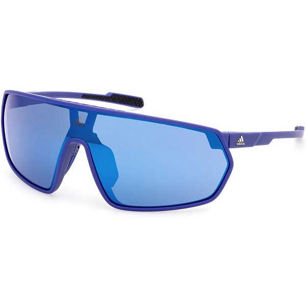 Adidas Sport Sp0089 PRFM Shield 91Q Men's Sunglasses Blue Size 144