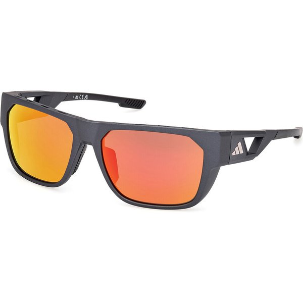 Adidas Sport SP0102 02L Men's Sunglasses Black Size 57