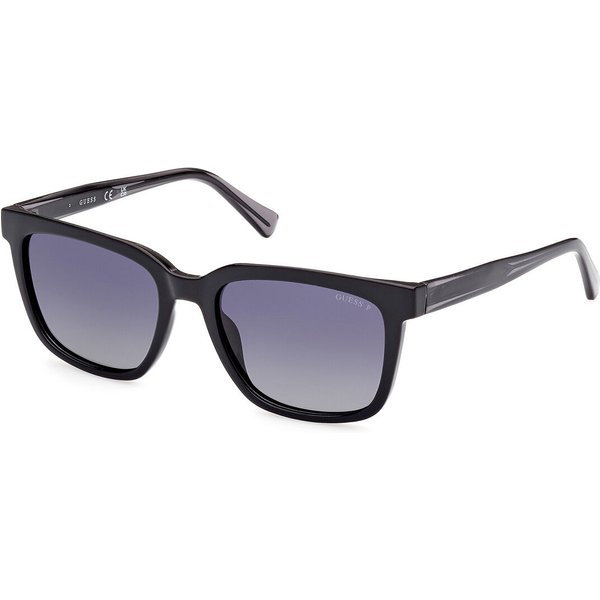 Guess GU00050 Polarized 01D Men's Sunglasses Black Size 54