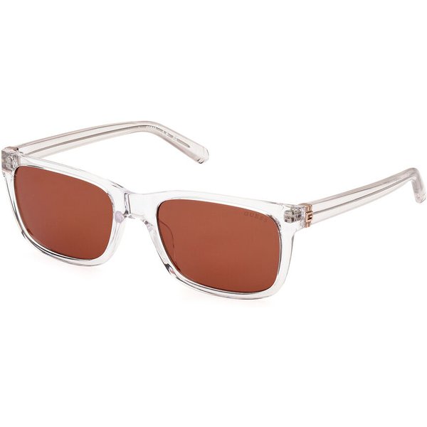 Guess GU00066 26E Men's Sunglasses Clear Size 55