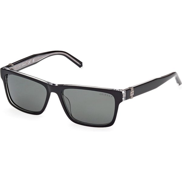 Guess GU00074 Polarized 01R Men's Sunglasses Black Size 55