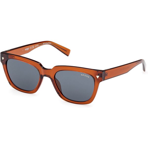 Guess GU8265 44V Men's Sunglasses Orange Size 53