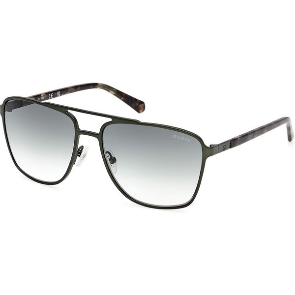 Guess GU00210 97P Men's Sunglasses Green Size 60