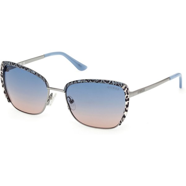Guess GU00218 10W Women’s Sunglasses Silver Size 57