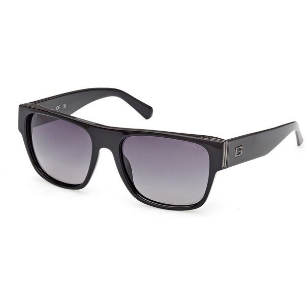 Guess GU00277 Polarized 01D Men's Sunglasses Black Size 58