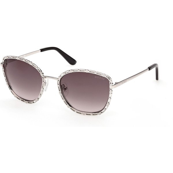Guess GU00297 10B Women’s Sunglasses Silver Size 54