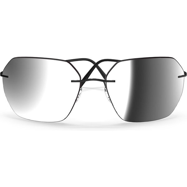 Silhouette Caleum Rimless 8745/75 9140 Men's Sunglasses Black Size 59