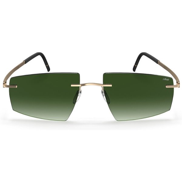 Silhouette Escondido Rimless 8747/75 7520 Men's Sunglasses Gold Size 54
