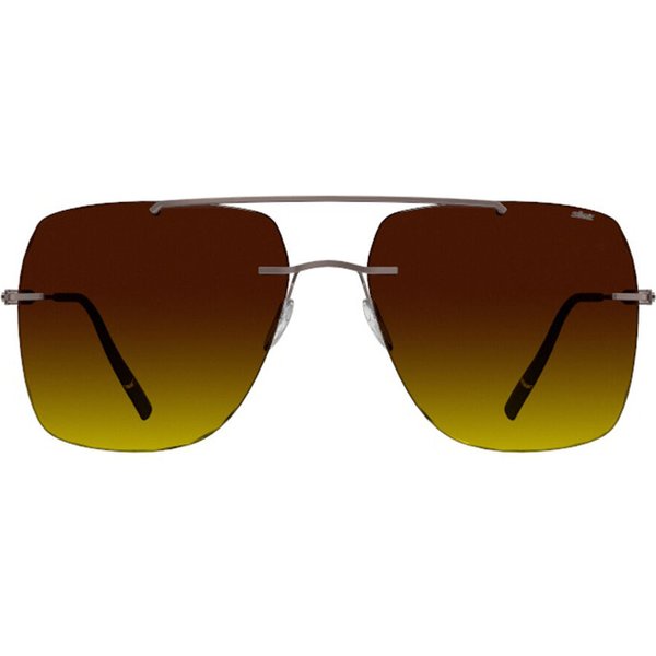 Silhouette Panmure Rimless 8750/75 6040 Men's Sunglasses Brown Size 60