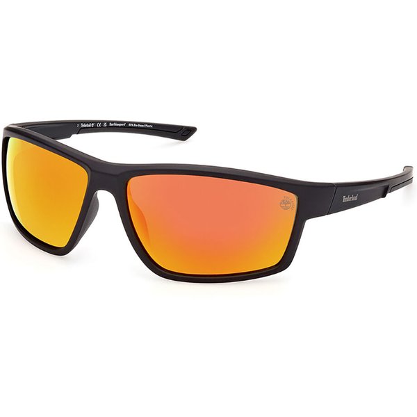 Timberland TB9287 Polarized 02D Men's Sunglasses Black Size 65