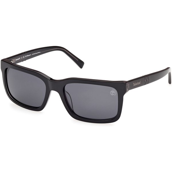 Timberland TB00021 Polarized 01D Men's Sunglasses Black Size 57