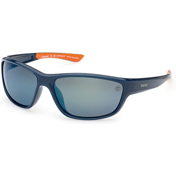 Timberland TB00024 Polarized 90R Men's Sunglasses Blue Size 64