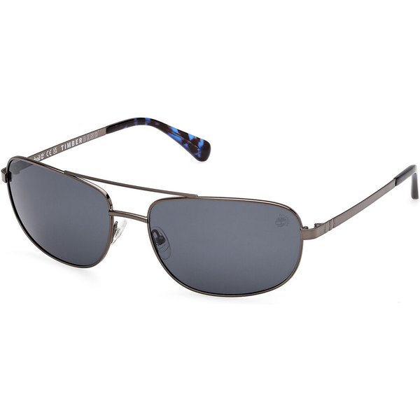 Timberland TB00045 Polarized 08D Men's Sunglasses Silver Size 66