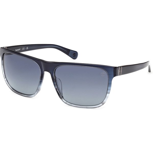 Timberland TB00054-H Polarized 92D Men's Sunglasses Blue Size 65