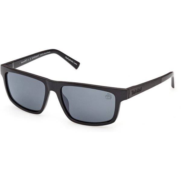 Timberland TB00070 Polarized 01D Men's Sunglasses Black Size 57