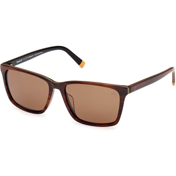 Timberland TB00073-H Polarized 62H Men's Sunglasses Brown Size 57