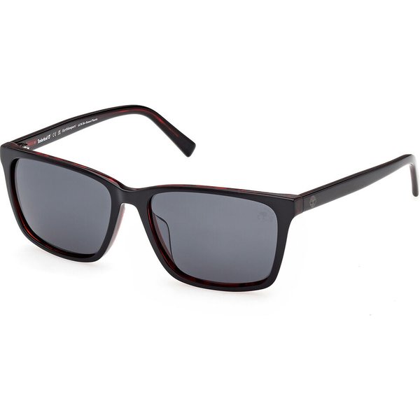 Timberland TB00073-H Polarized 65D Men's Sunglasses Red Size 57