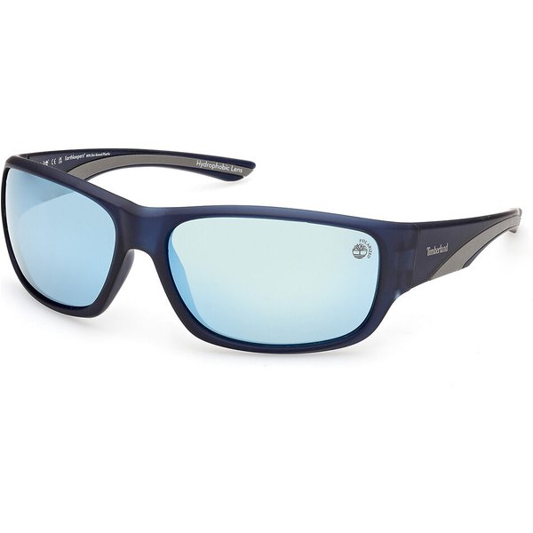 Timberland TB00084 Polarized 91D Men's Sunglasses Blue Size 64