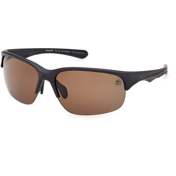 Timberland TB00082 Polarized 02H Men's Sunglasses Black Size 67