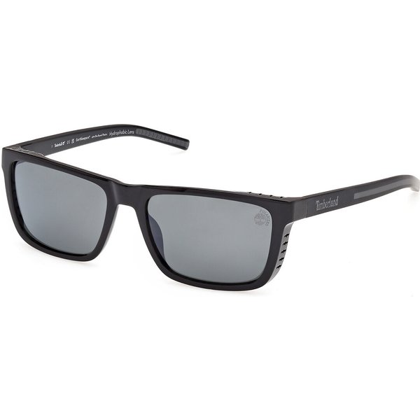 Timberland TB00085 Polarized 01D Men's Sunglasses Black Size 56