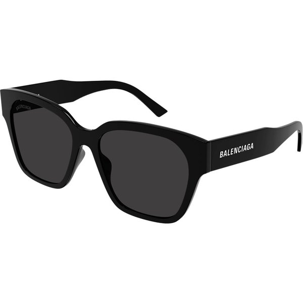 Balenciaga BB0215SA Asian Fit 001 Men's Sunglasses Black Size 56