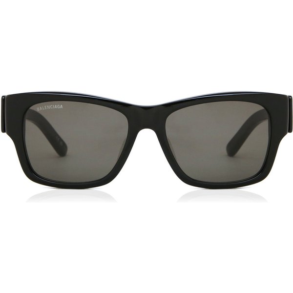 Balenciaga BB0262SA Asian Fit 001 Men's Sunglasses Black Size 56