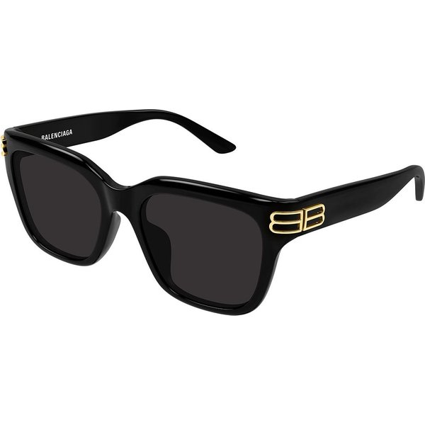 Balenciaga BB0433SK Asian Fit 001 Women’s Sunglasses Black Size 56